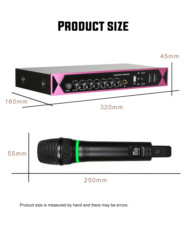 Беспроводной микрофон K7 UHF Bluetooth система Echo для домашнего кинотеатра