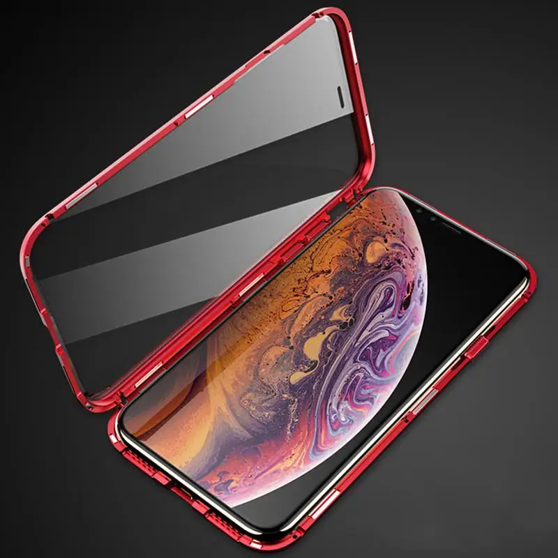 Kuulee для IPhone X/XS MAX прозрачные чехлы телефона чехол из закаленного стекла Бампер