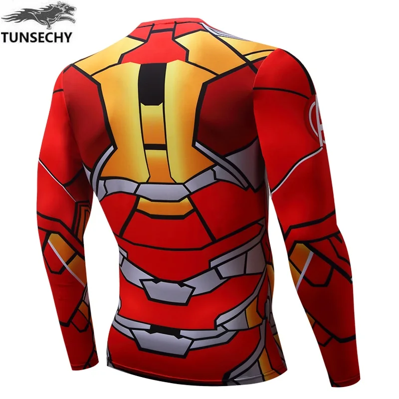 Новый бренд tunsechy костюм для косплея футболка с 3D принтом супергероя Мужская