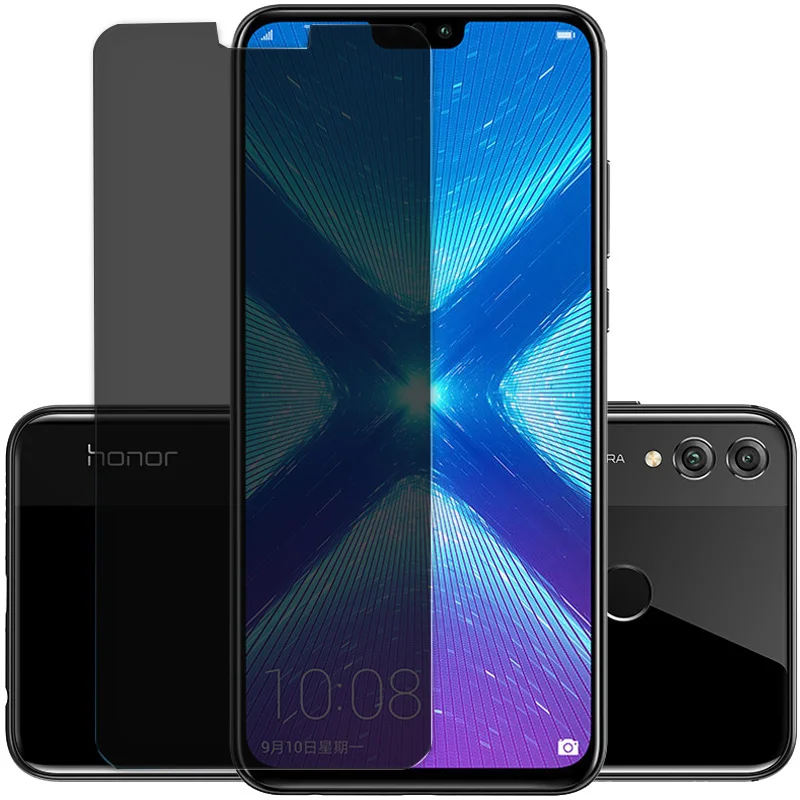 Закаленное стекло EXUNTON Anti Spy Privacy для Huawei Honor 8X 7X 6X Max Honor8X Honor7X Honor6X 2.5D защита экрана 9H