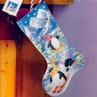 Рождественские сапоги Пингвин мультфильм животных DIY Вышивка крестом наборы Подарочный набор вышивки домашнее украшение Настенная живопись рукоделие