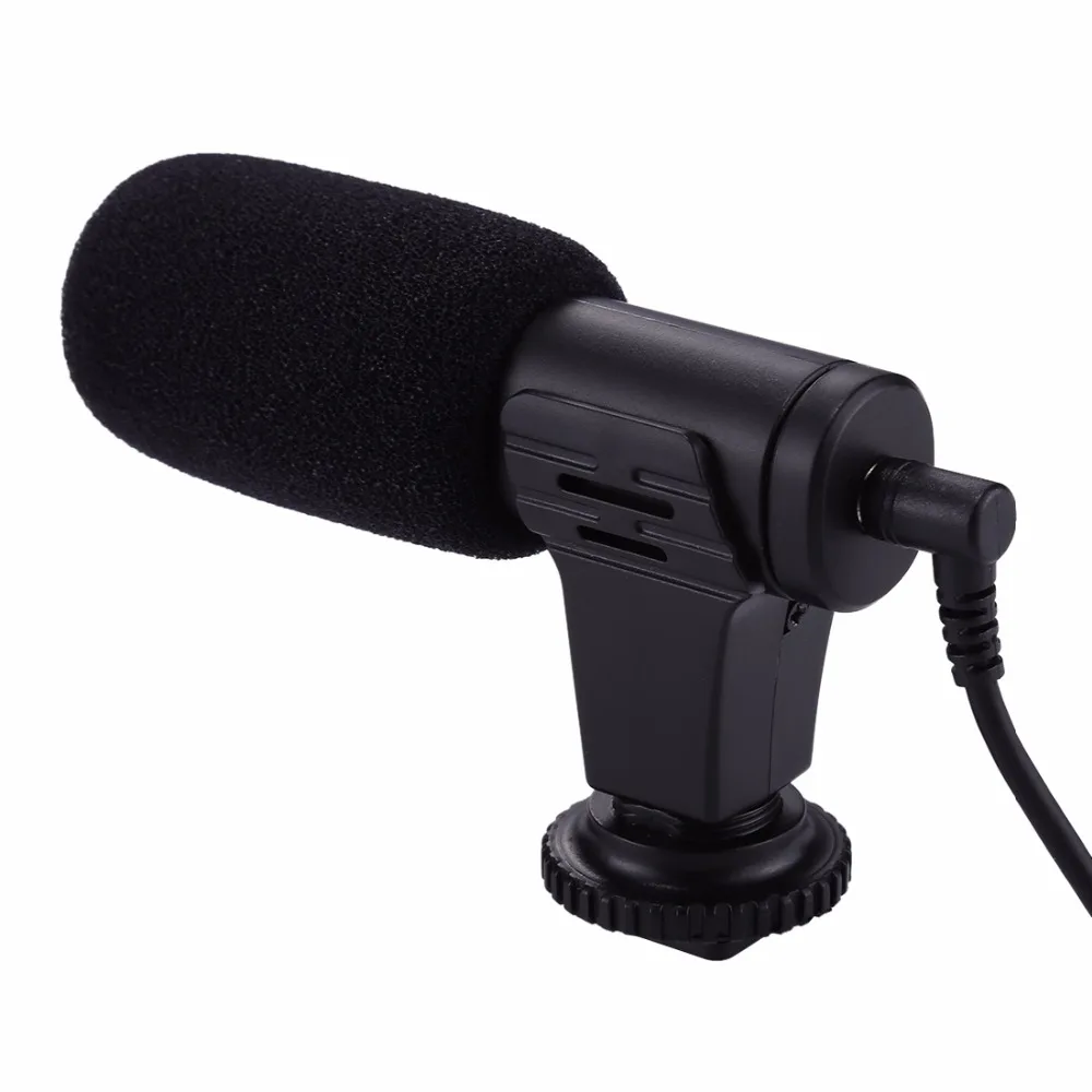 

Микрофон PULUZ 3,5 мм для DSLR и DV-камер, смартфонов