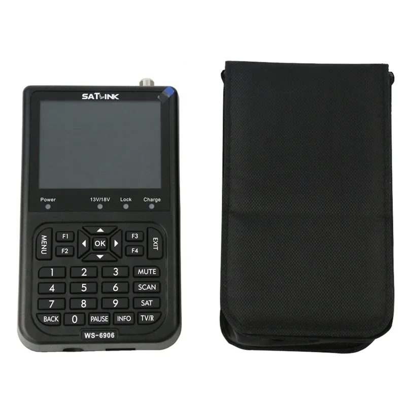 [Подлинный] Satlink WS 6906 3 5 &quotDVB S FTA цифровой спутниковый измеритель искатель satFind lcd ws
