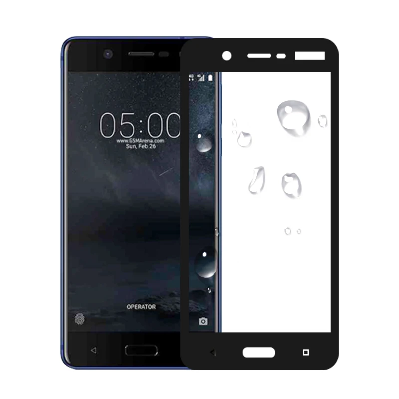 9D полное покрытие защитное стекло для Nokia 8 7 6 5 3 2 Защита экрана Tremp Noka Noka6 Noka5 защита