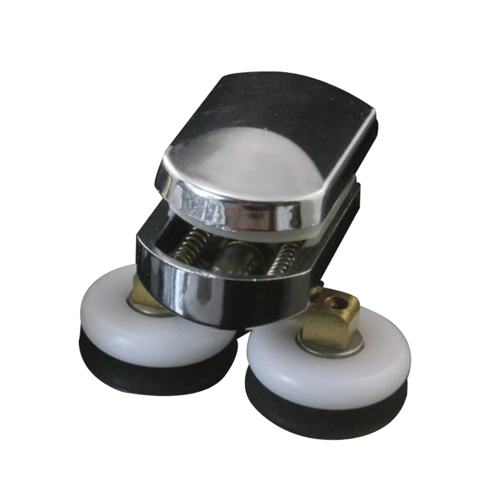 Двойные колеса ванной комнаты для легкого скольжения колесо раздвижной двери