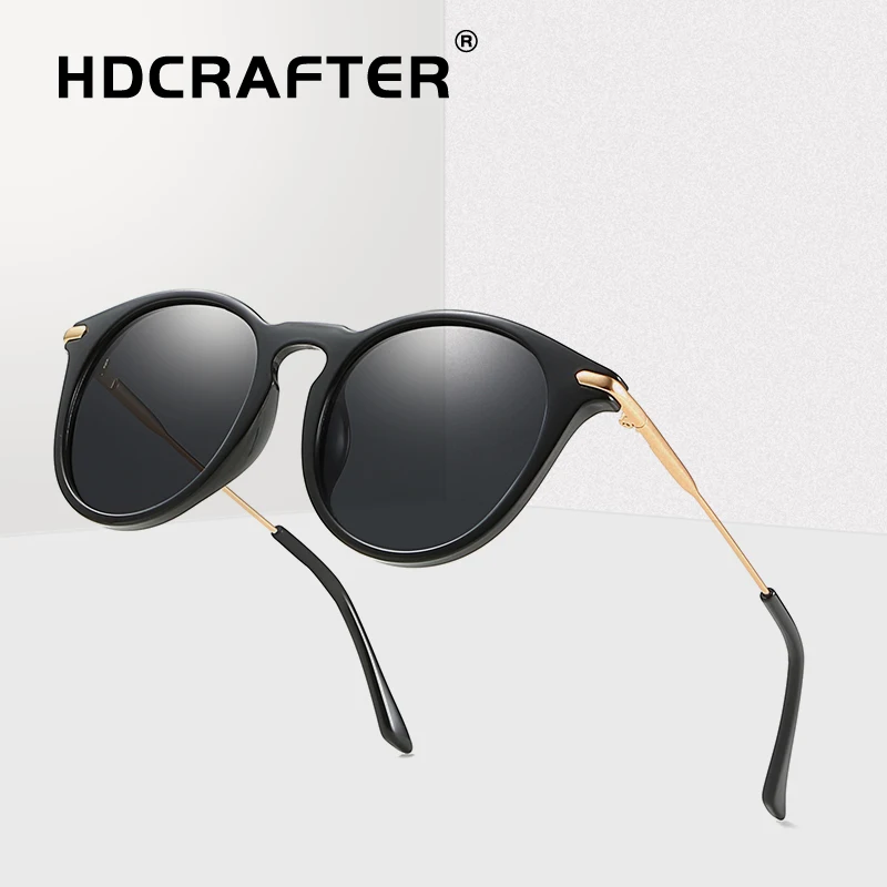 HDCRAFTER Модные солнцезащитные очки Женщины поляризованные овальные женские для