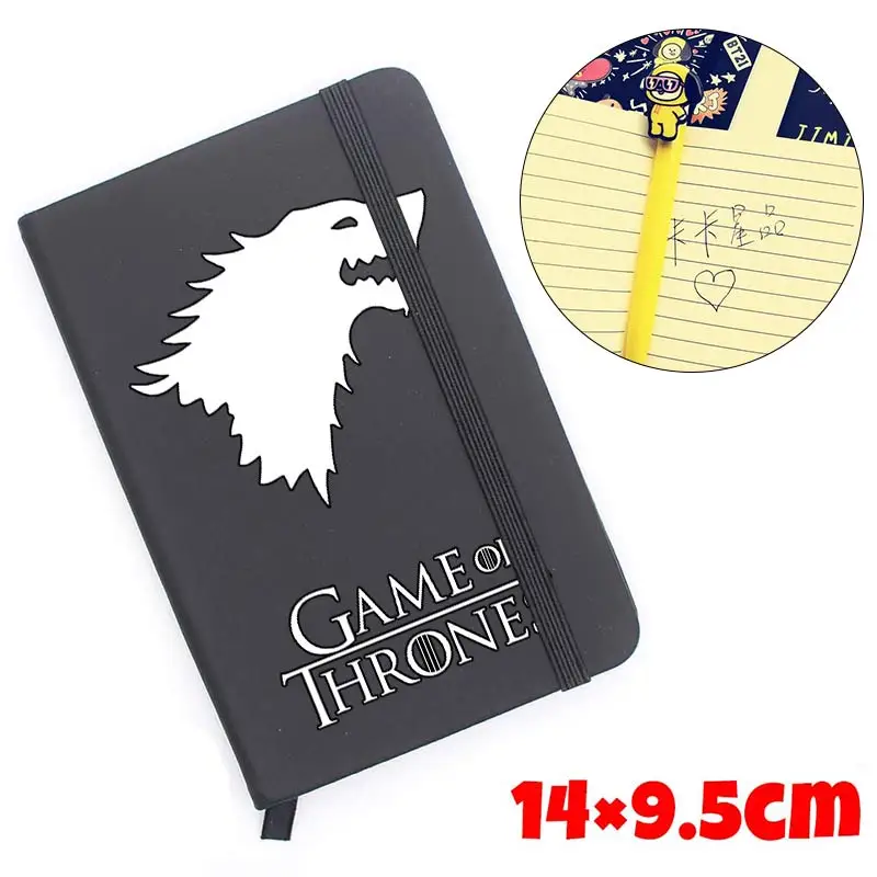 Eshop Game of Thrones Winterfell Targaryen Notebook New Basics Classic Ruled Notebooks Pocket Student book Office Stationery |