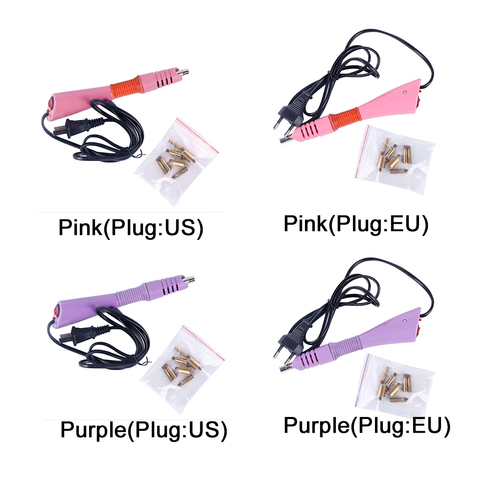Наконечник ручки переводная картинка горячей бурения Плойка для завивки волос с