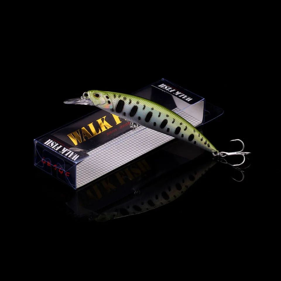 H 8 WALK FISH, 105 мм, 15,9 г, профессиональные воблеры, тонущие приманки Minnow, глубина 1-3 м, приманка для ловли окуня, щуки, искусственные приманки, снасти - Цвет: H 8