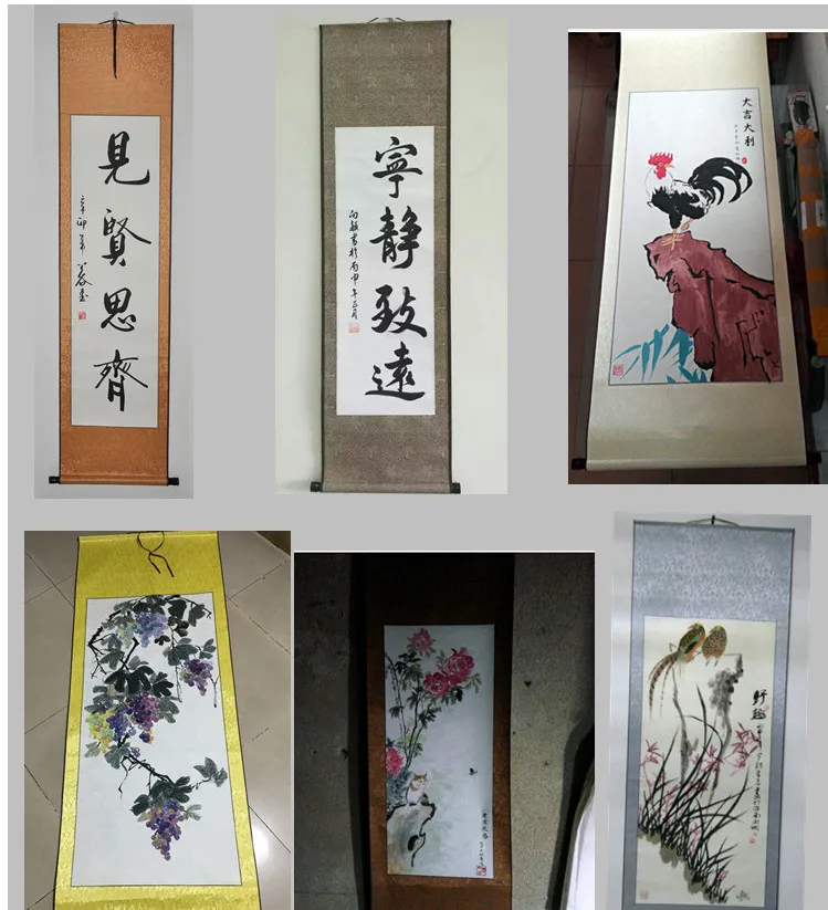 Бумажная прокрутка для китайской живописи 90 см * 50 картина каллиграфии Античная