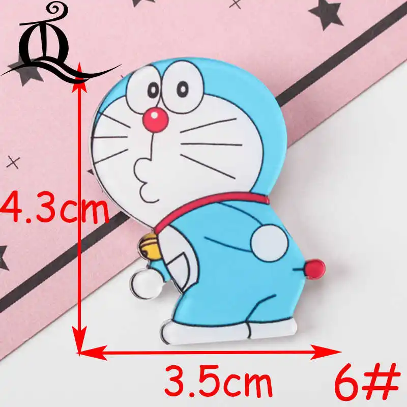 1 шт. микс Doraemon мультфильм одна штука значки на булавке Kawaii значок bacgets на рюкзак значки на одежду акриловые значки Z49 - Цвет: NO6