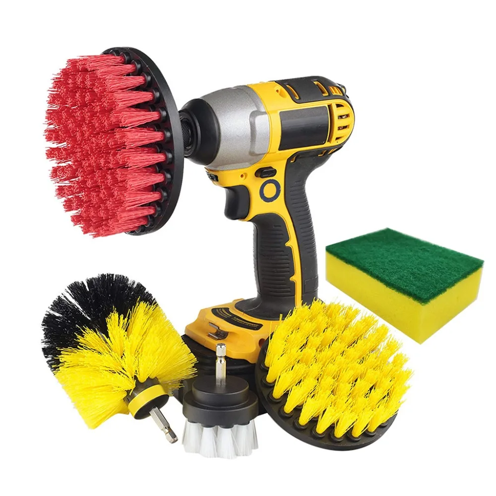 5 шт./компл. электрическая щетка для дрели чистки щетки очиститель ванны