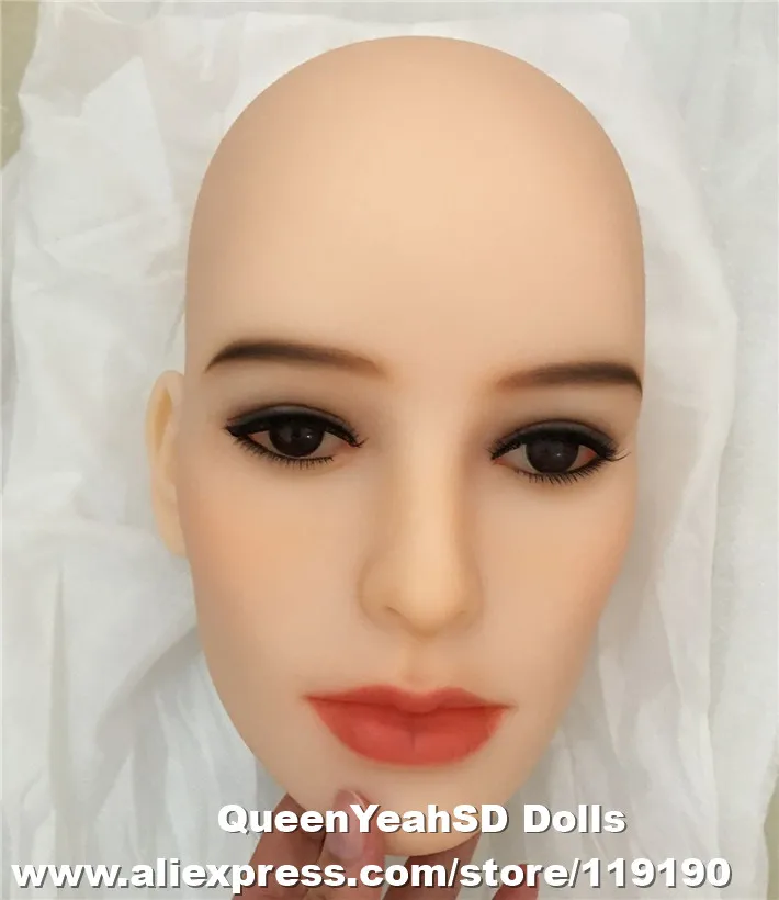#116 Высококачественная твердая Силиконовая секс кукла с головой для куклы