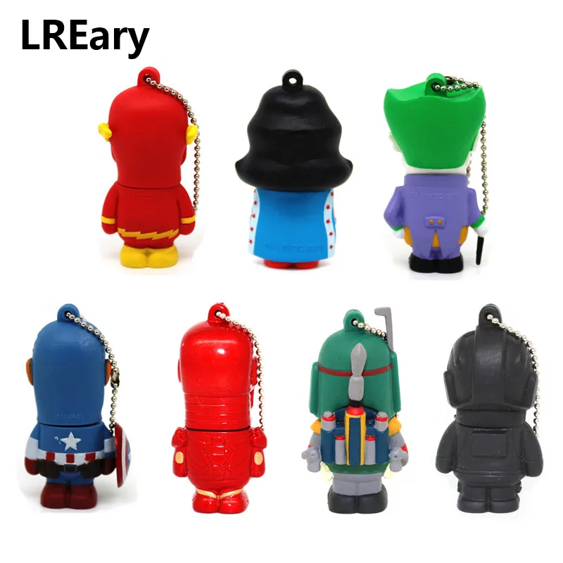 Новый мультфильм супергерой Звездные войны флешки usb флеш-карта диск 8 ГБ 16 32 4