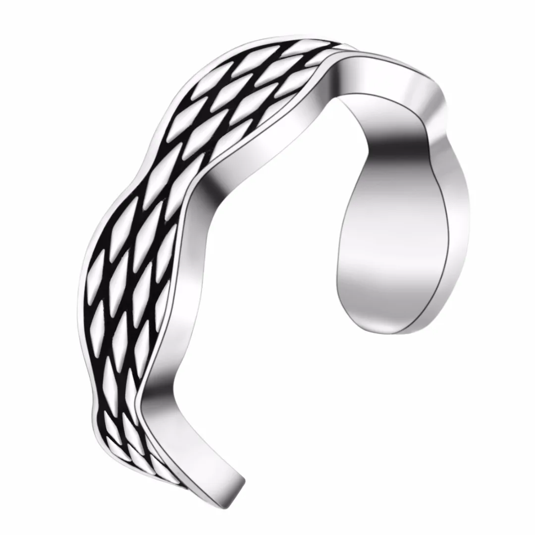 Винтажное старинное резное цветочное кольцо на палец ноги ювелирное изделие