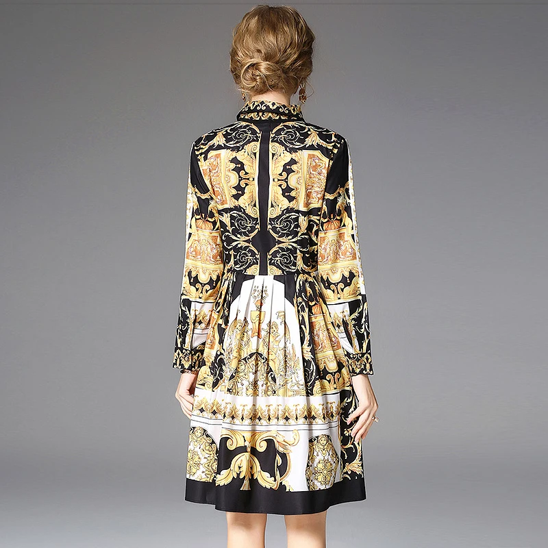 Женское плиссированное платье с длинным рукавом VERHELLEN повседневное облегающее