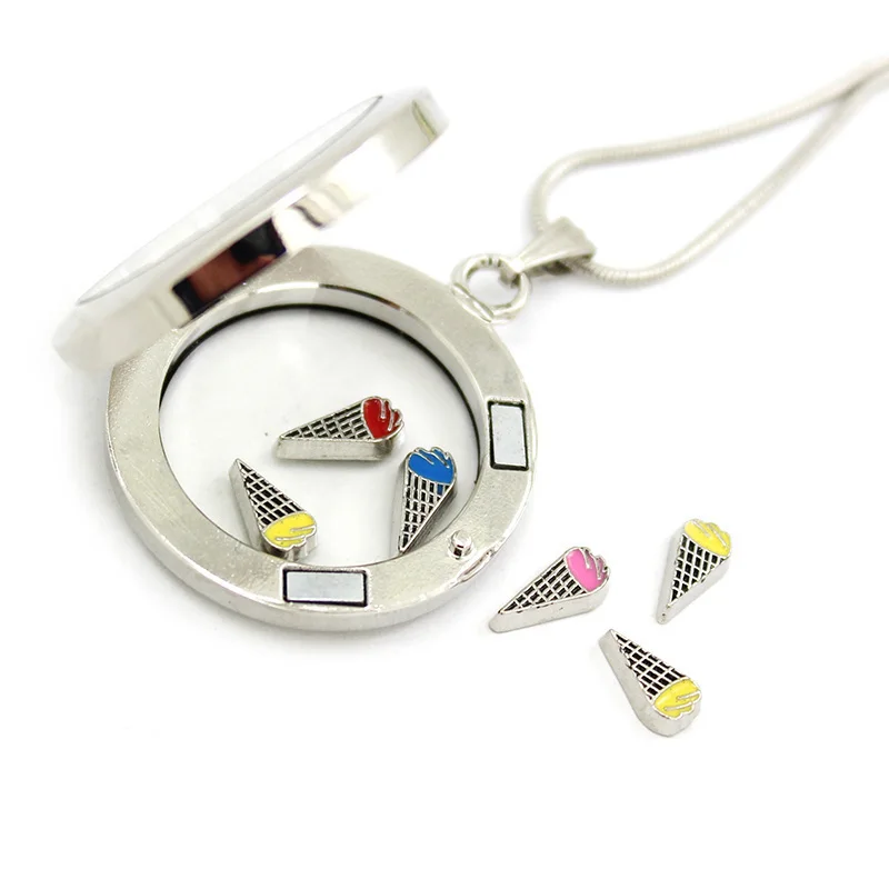 10PCS! Mix Color Mini Floating charms Zinc Alloy Fit lockets &amp locket bracelet LSFC018-501 | Украшения и аксессуары