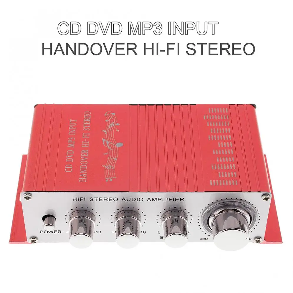 Автомобильный стерео Amplifier12V 2 канальный автомобильный Hi Fi сабвуфер авто аудио