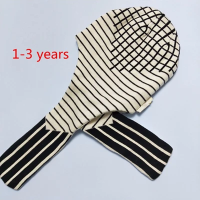 BOBOZONE/зимняя шапка в полоску для детей 1-6 лет - Цвет: 1-3 years