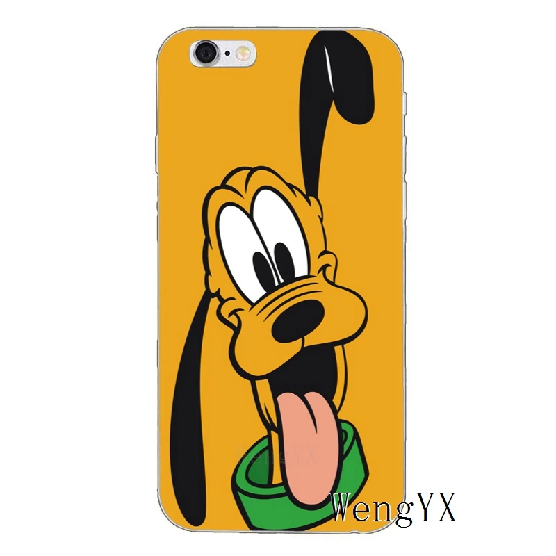 Goofy Dog Pluto для iPhone X XR XS Max 8 7 plus 6s 6 plus SE 5S 5c 5 4S 4 iPod Touch чехол мягкий чехол для телефона