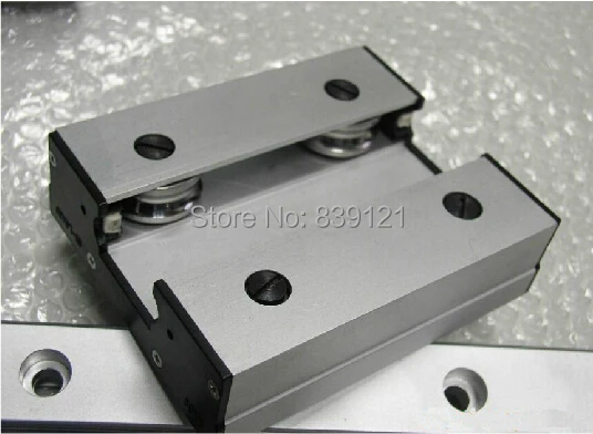 Высокоскоростной линейный направляющий ролик рельефный рельс LGD12 с длиной мм