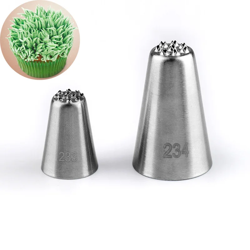 2 шт #233 #234 Muilt Open Кондитерские сопла из нержавеющей стали украшения торта советы
