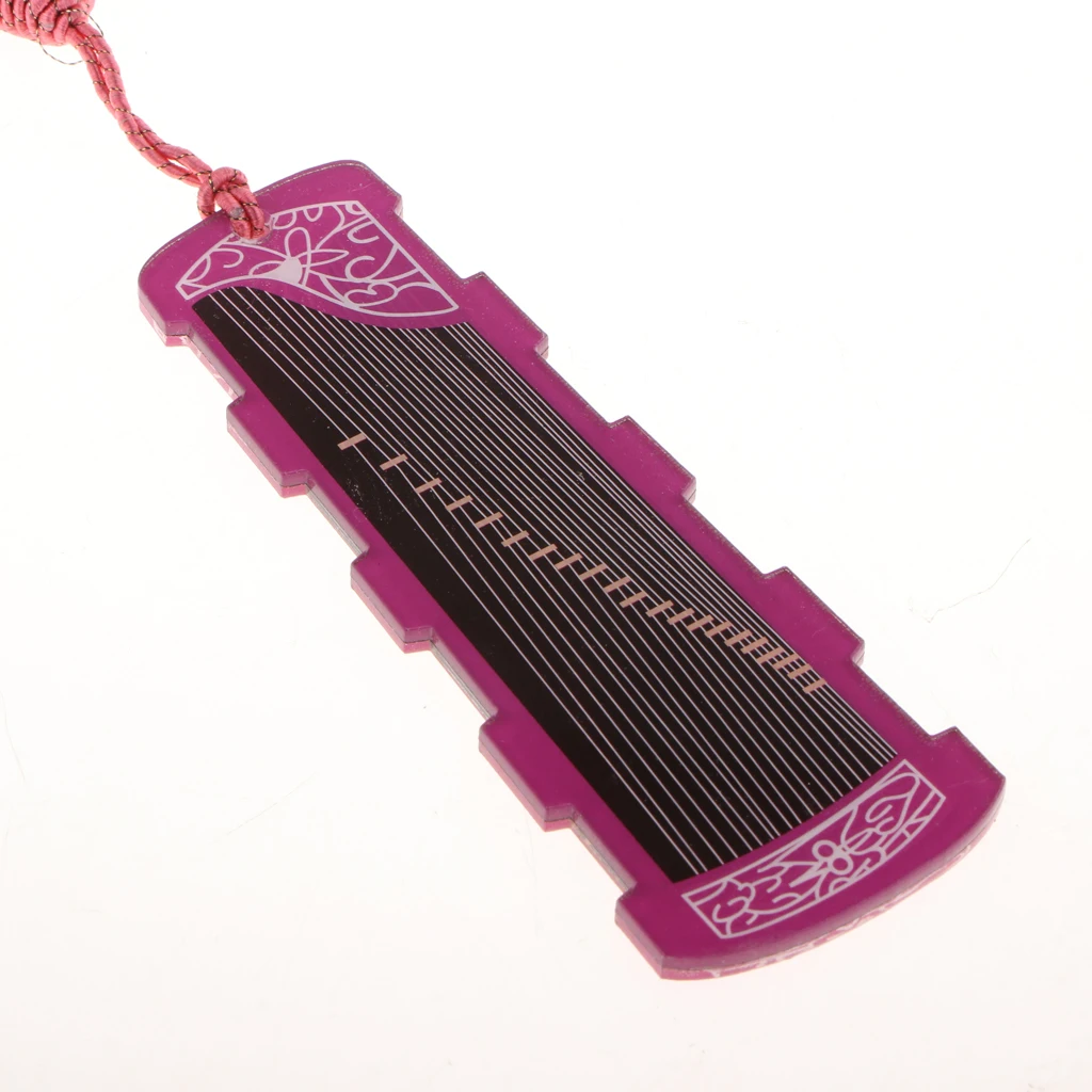Китайский Zither guzheng гвоздь палочки ленты клеящиеся карточки для хранения Инструмент 110x40x5 мм