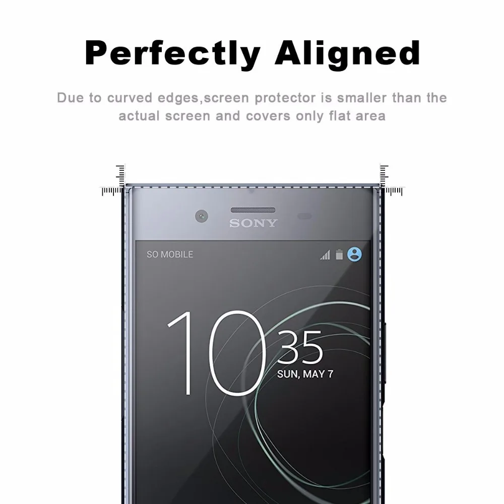3D полное покрытие изогнутая Защитная пленка для Sony Xperia XZ1 XZ X Compact L1 XA XA1 XA2 Plus Ultra XZ1C