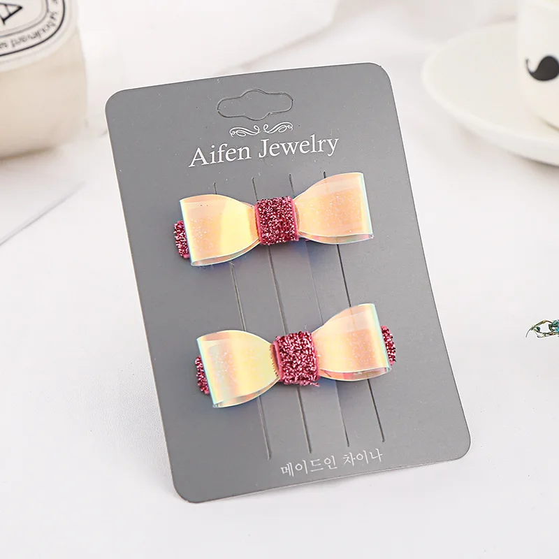 Новые Красочные заколки для волос с зажимами 2 шт. аксессуары девочек корейские