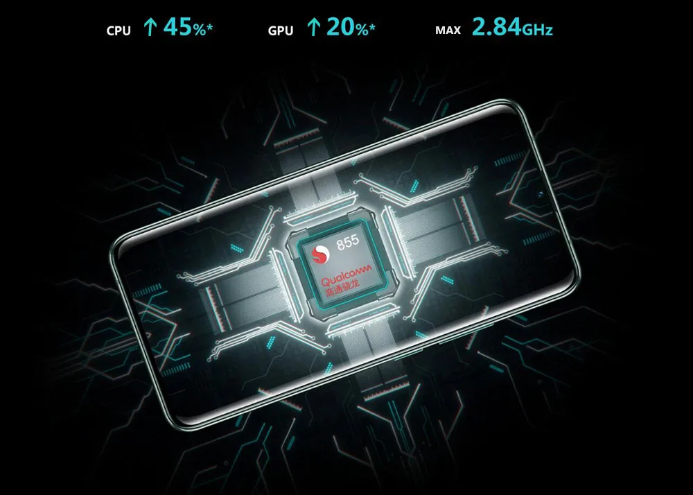 Lenovo Z6 Pro с глобальной ПЗУ, 6 ГБ, 128 ГБ, восьмиядерный смартфон Snapdragon 855, FHD дисплей 6,39 дюйма, задняя камера 48 МП, четыре камеры