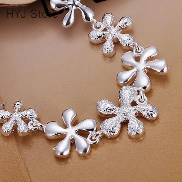 Браслеты для женщин серебряный браслет 925 покрытый bijoux en argent pas cher|bracelets for|bracelets for