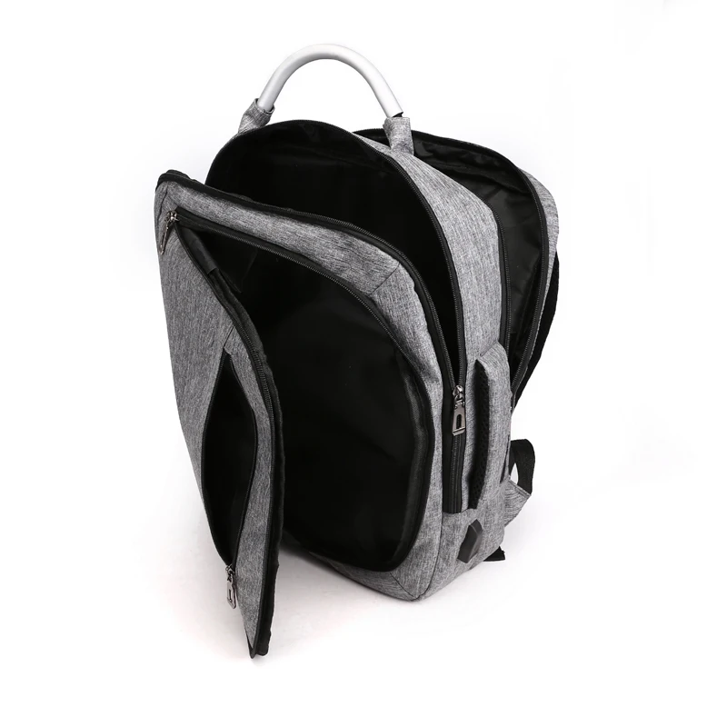 Men Backpack 15.6-inch Laptop Bag Large Capacity Multi-layer USB Charging Waterproof Business Leisure Travel Youth Backpack
