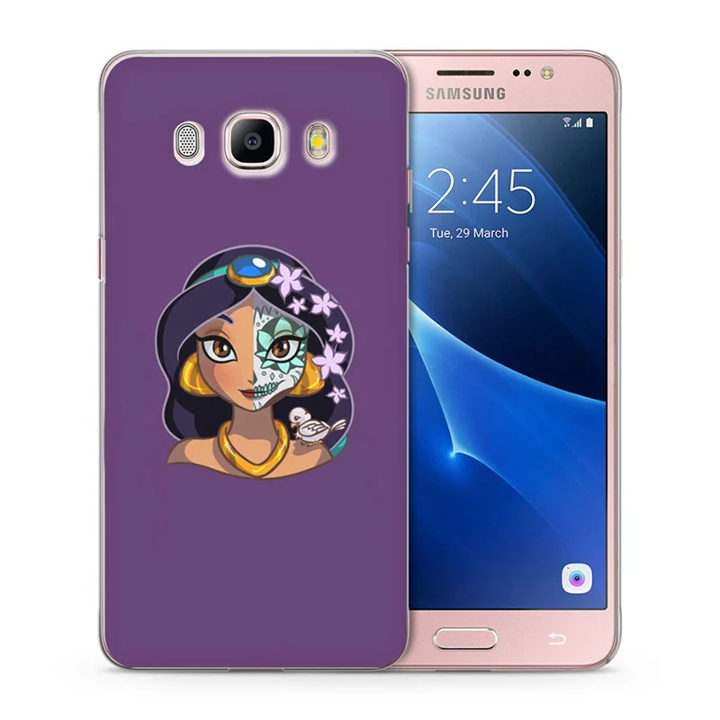TPU Luxury For Samsung Galaxy A3 A5 2017 2016 S3 S8 S9 Puls S7 Edge Soft Cover Design Flower Queen Pink Back Fundas S173 |