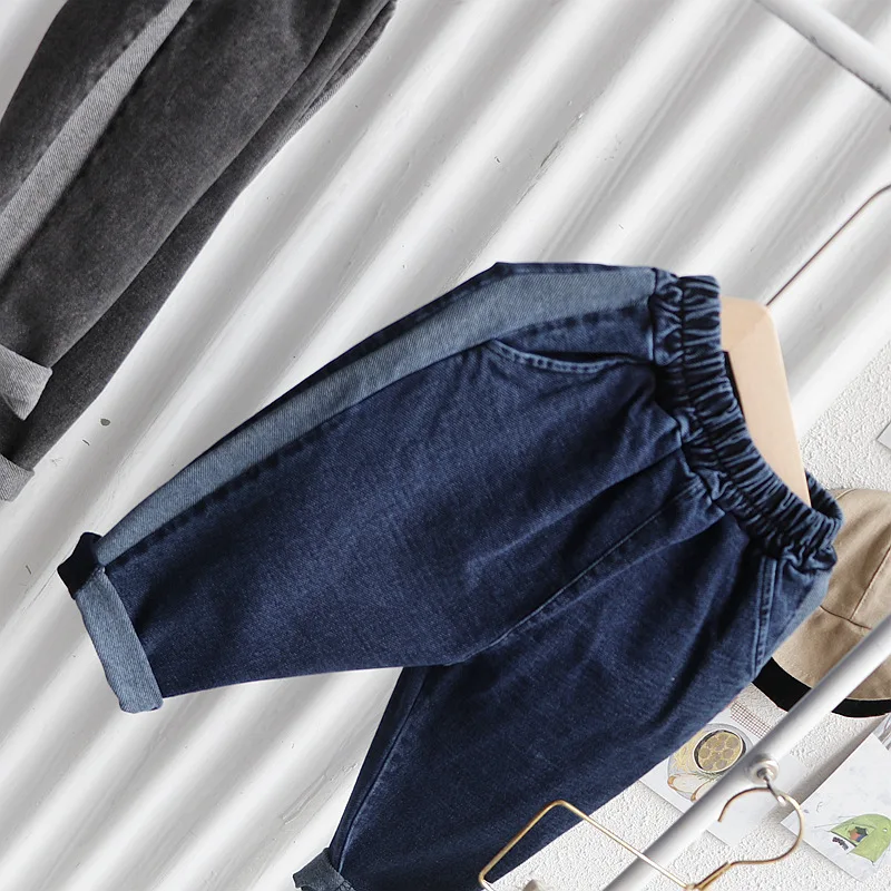 2018 лидер продаж штаны для мальчиков Лоскутная осень дети мальчик длинные