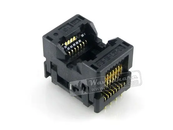 

SOP16 SO16 SOIC16 OTS-16-1.27-04 Enplas IC Test Burn-In Socket Programming Adapter 7.5mm Width 1.27mm Pitch