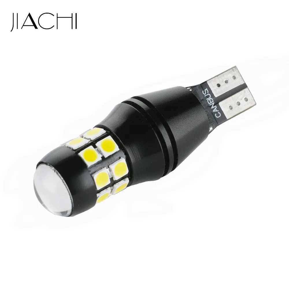 JIACHI 100 шт./лот светодиодный T15 T16 W16W 921 FPC светодиодный 3030 SMD 20 фишек для авто фонари заднего хода автомобиля Резервное копирование лампы Белый 12-24 V