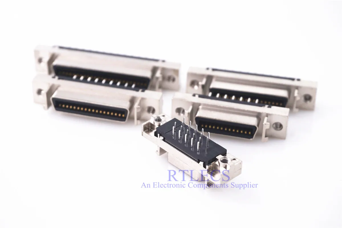1 шт. женский MDR Серводвигатель SCSI разъем HPCN Слот Тип 14 20 26 36 50 контактный 180