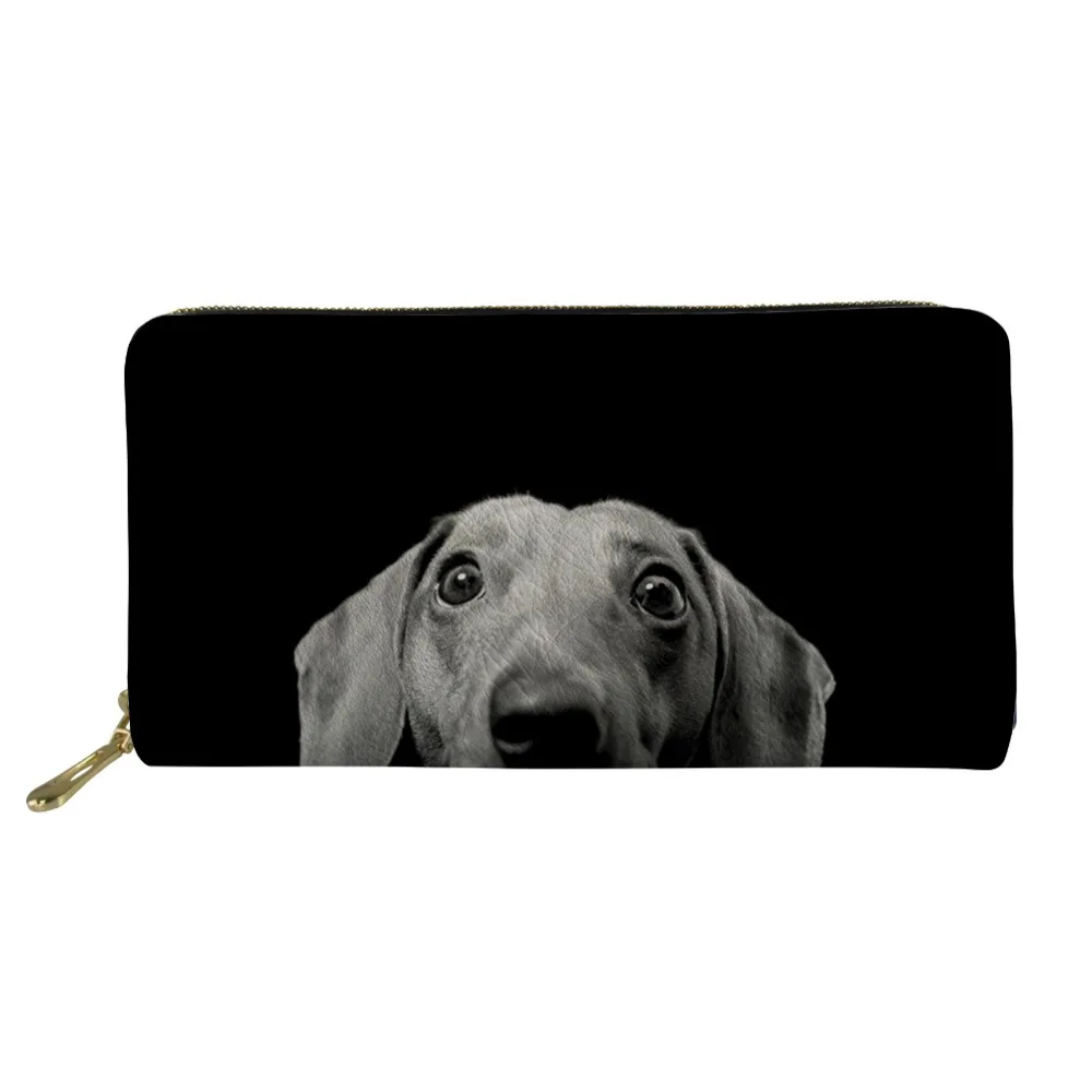 Coloranimal Милая Собака Такса для женщин на каждый день Длинный кошелек из