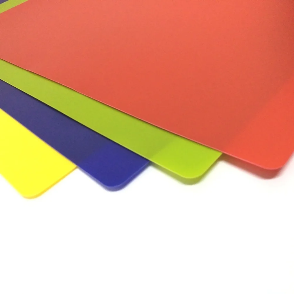 Бесплатная доставка S/4 Гибкие разделочные доски из ПП с цветовой кодировкой 380 мм