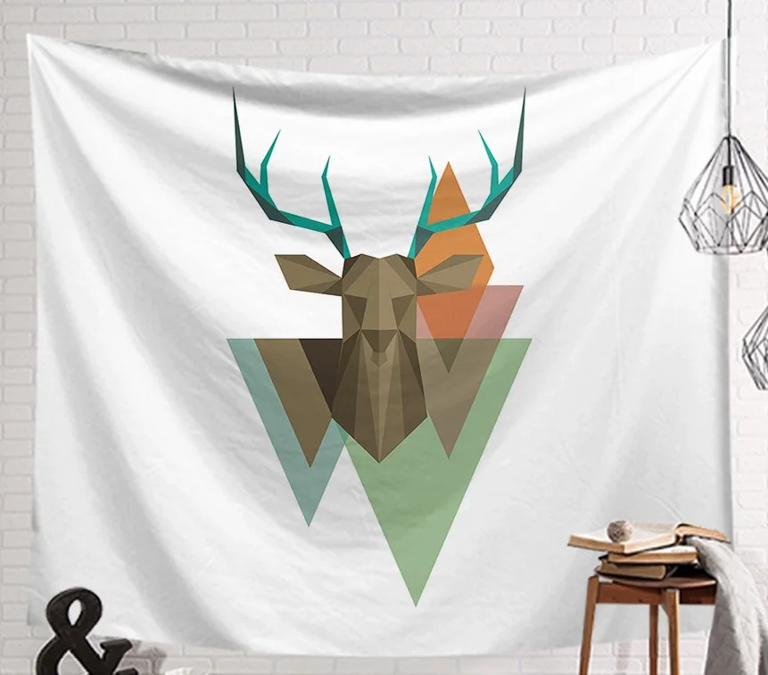 CAMMITEVER Олень в костюмах гобелен Персонификация животных современное время