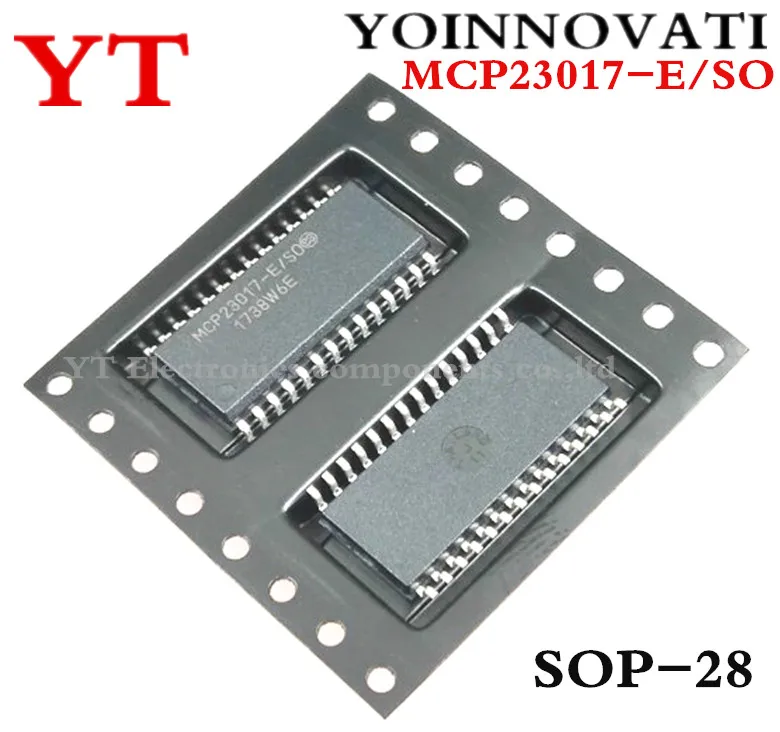 20 шт./лот MCP23017 E/SO SOP28 16 бит I/O расширитель с серийным номером лучшего качества|lot lot|