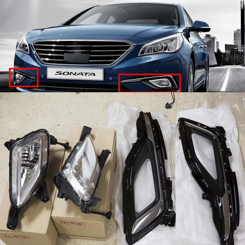 OEM 92201C1000 92202C1000 86522C1110 86521C1110 для Hyundai 2015 + противотумансветильник фара SONATA крышка
