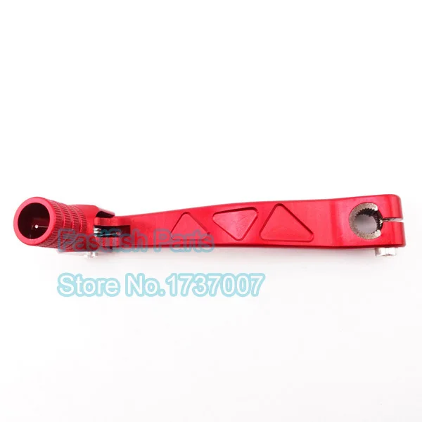 Рычаг переключения передач CNC красный рычаг предформенности для 2-тактного 50cc-140cc