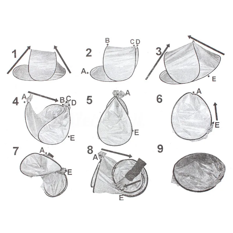Automatic SunShade Beach Tent Foldable Pop Up Beach Shelter Camping Sun Shade Cover Tent Fishing Hiking with Bag