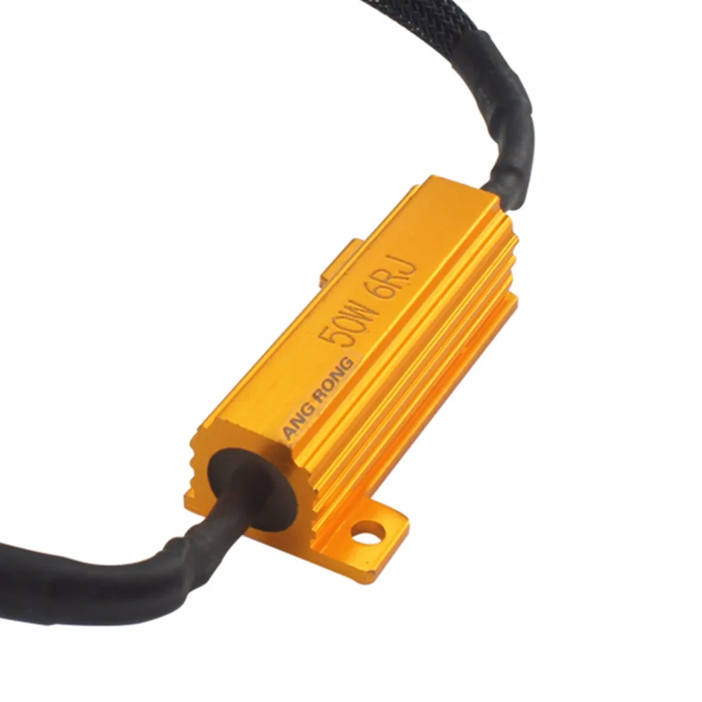ANGRONG 2x HB4 9006 светодиодные фары DRL Противотуманные датчики нагрузки жгут проводов