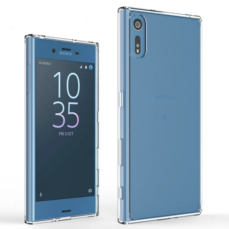 Для sony Xperia XZ чехол Кристальный Гибридный Бампер прозрачная твердая акриловая задняя крышка для sony Xperia XR/XZ F8331 Dual F8332 Coque чехол s