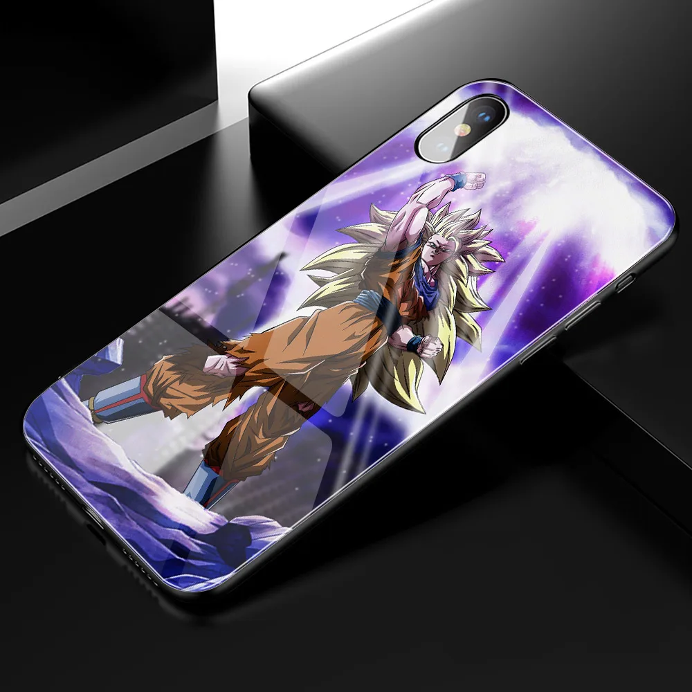 02207 Чехол Finder для iphone 7 Чехол Dragon Ball Супер Saiyan стекло XS чехол для iphone 6 6S 7 8 plus X XR XS MAX 11 pro max - Цвет: 02207