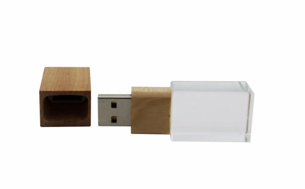 SAHNDIAN,, Кристальный деревянный usb флеш-накопитель, флеш-накопитель, u-диск, флешка, 16 ГБ, 32 ГБ, 64 ГБ, свадебный подарок, флешка
