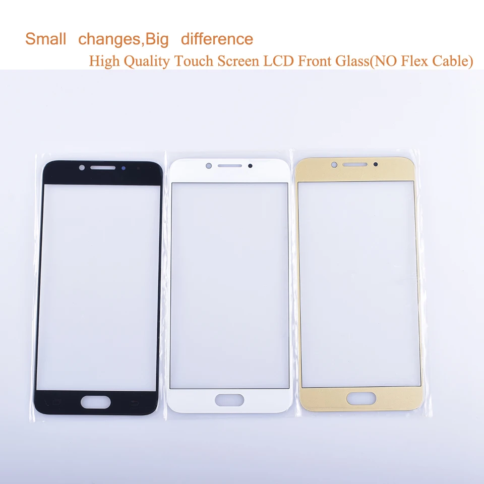 Для Samsung Galaxy C5 Pro C5010 SM-C5010 сенсорный экран Передний со стеклянной панелью Внешний
