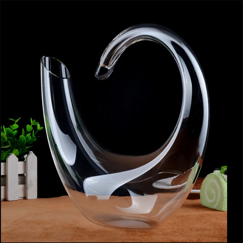 

1000ML Big Decanter Handmade Crystal Red Wine Brandy Champagne Glasses decanter Bottle Jug Pourer For Family Bar Birthday Gift